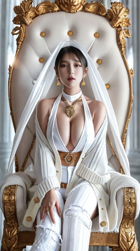AI generates super-big tits
