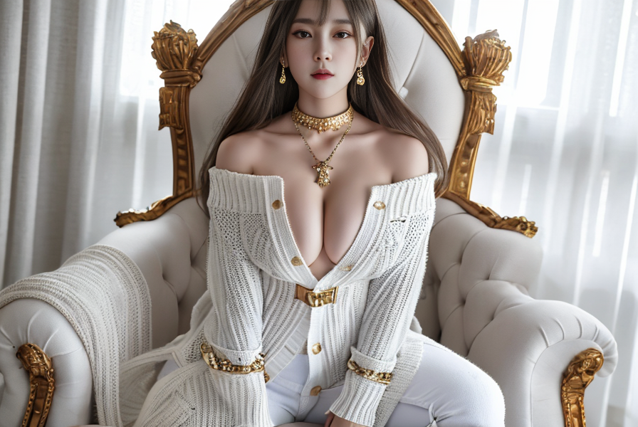 AI generates super-big tits