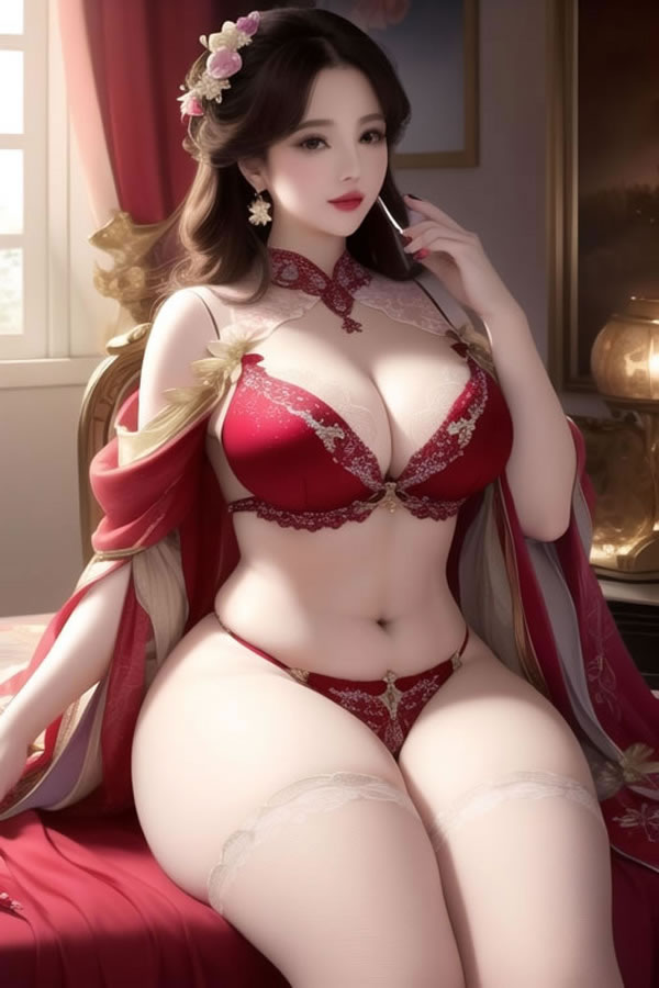 AI Generates Extra Large Tits Beauty 002