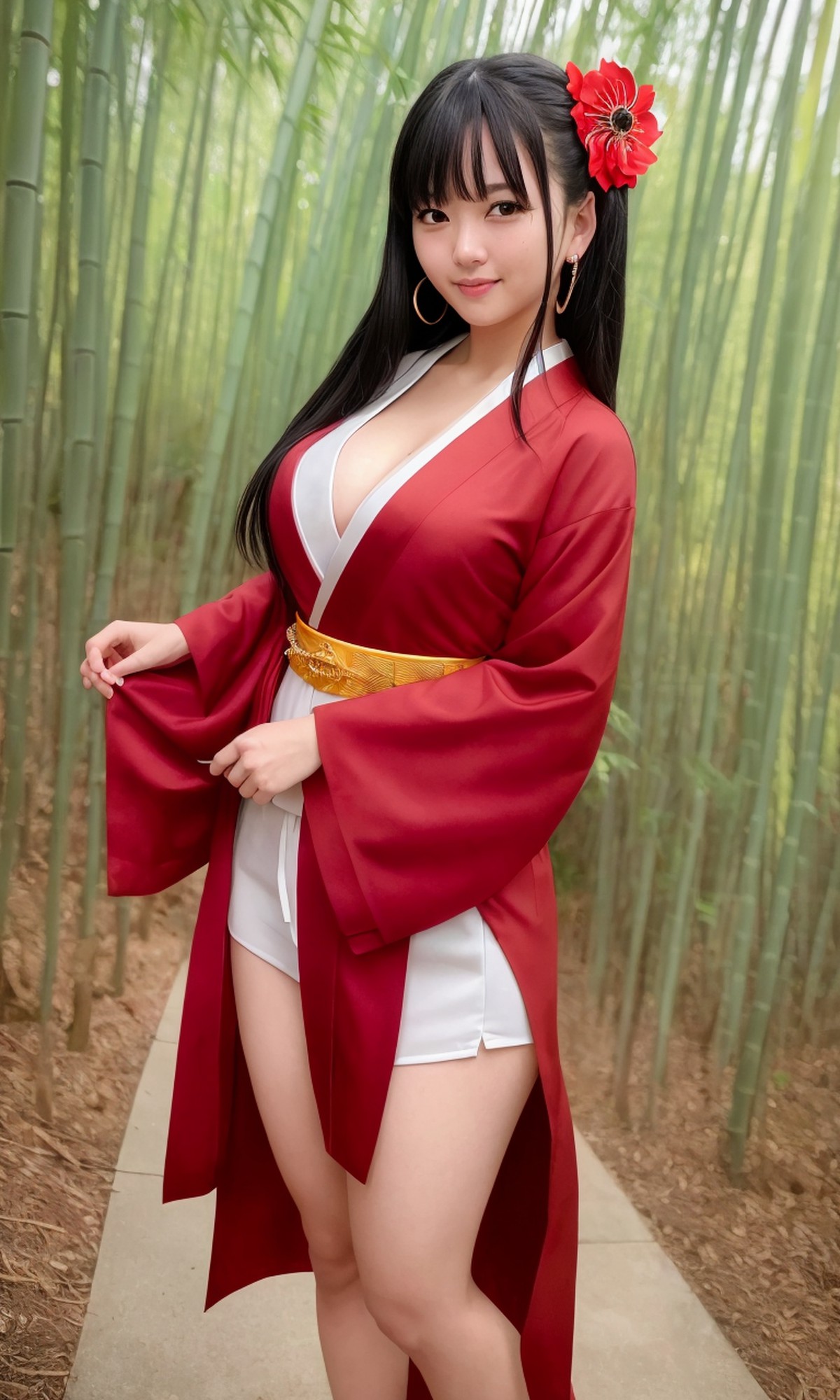AIModelJapan Vol.005 In The Bamboo Forest