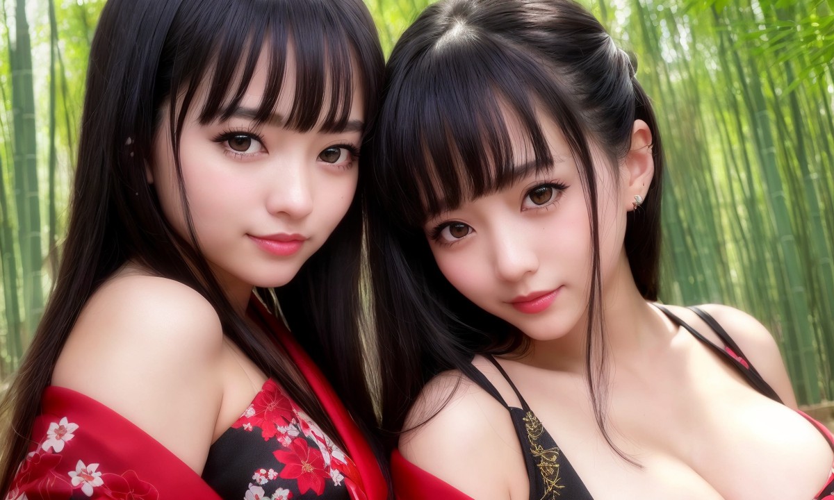 AIModelJapan Vol.005 In The Bamboo Forest