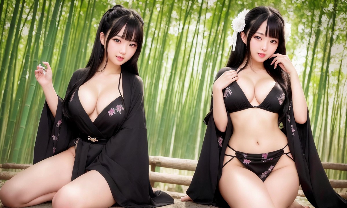 AIModelJapan Vol.005 In The Bamboo Forest