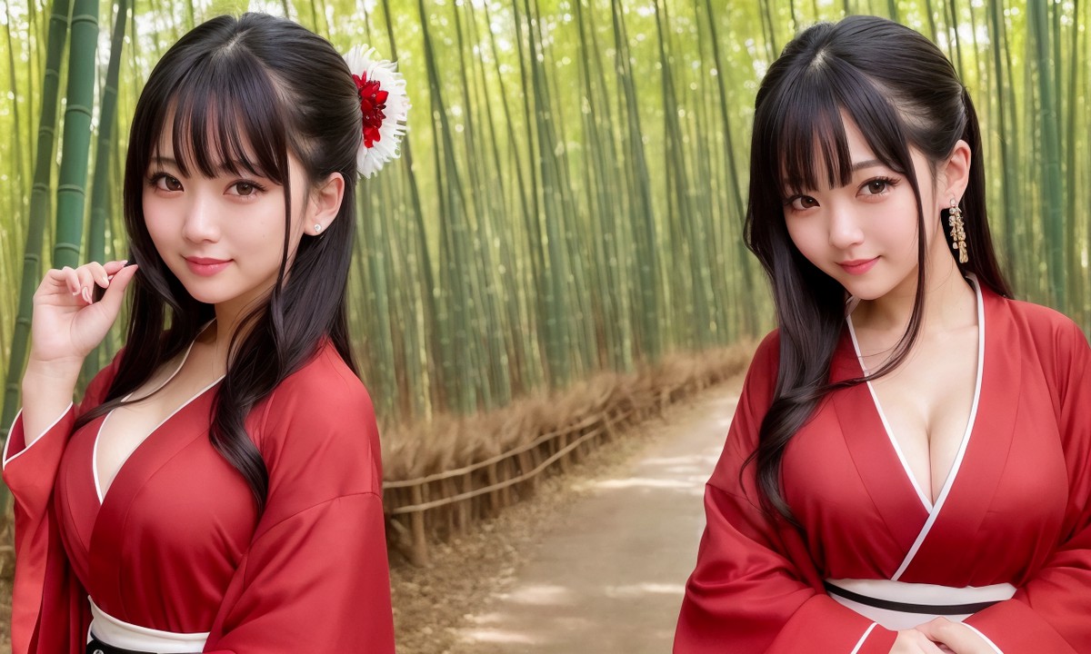 AIModelJapan Vol.005 In The Bamboo Forest