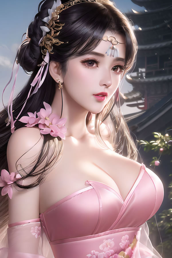 AI generates fairy beauty