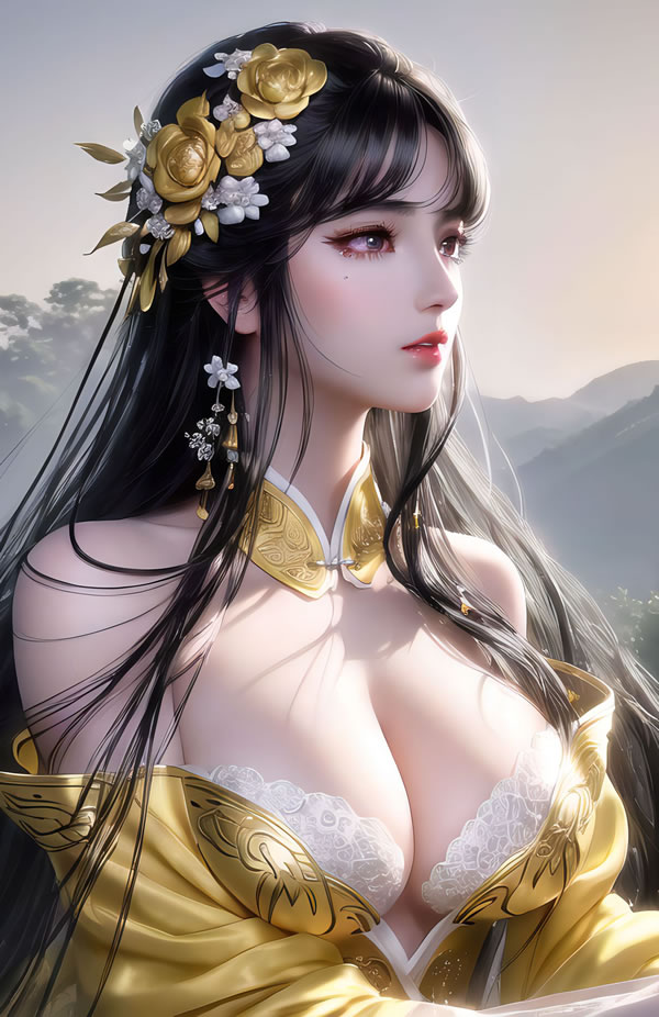 AI generates fairy beauty