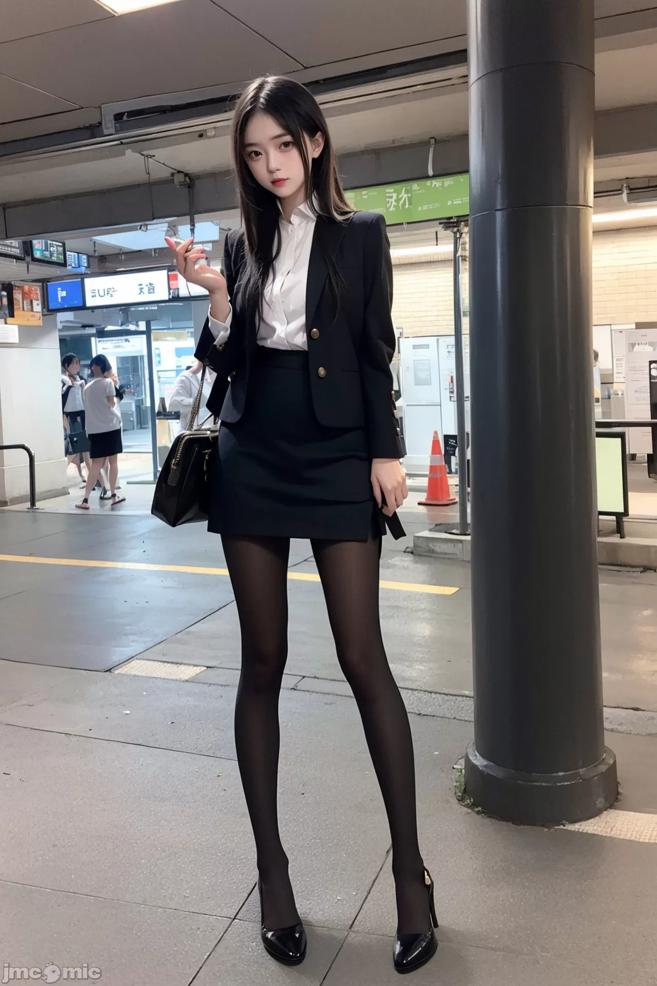 3D chinese girl