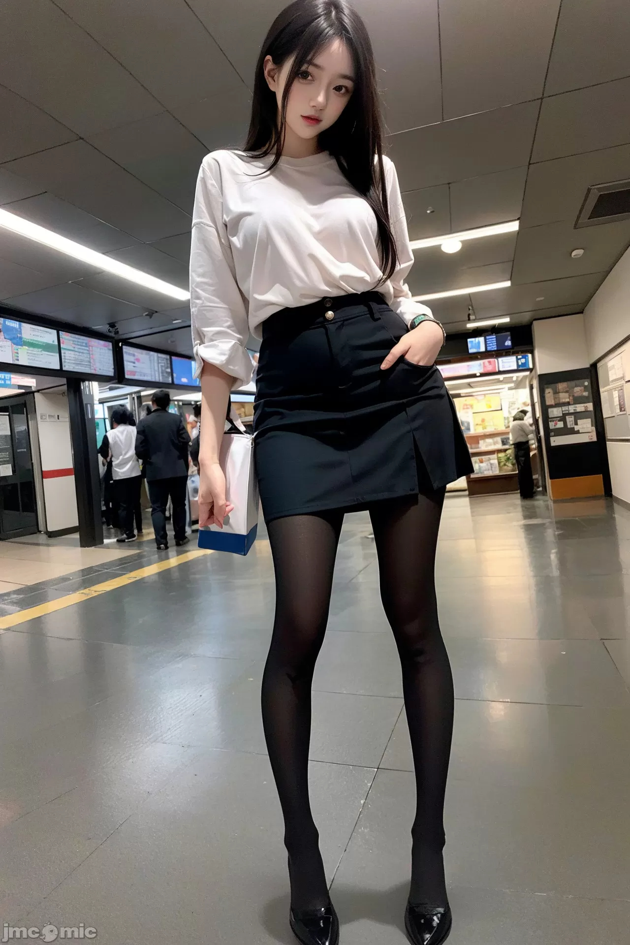 3D chinese girl