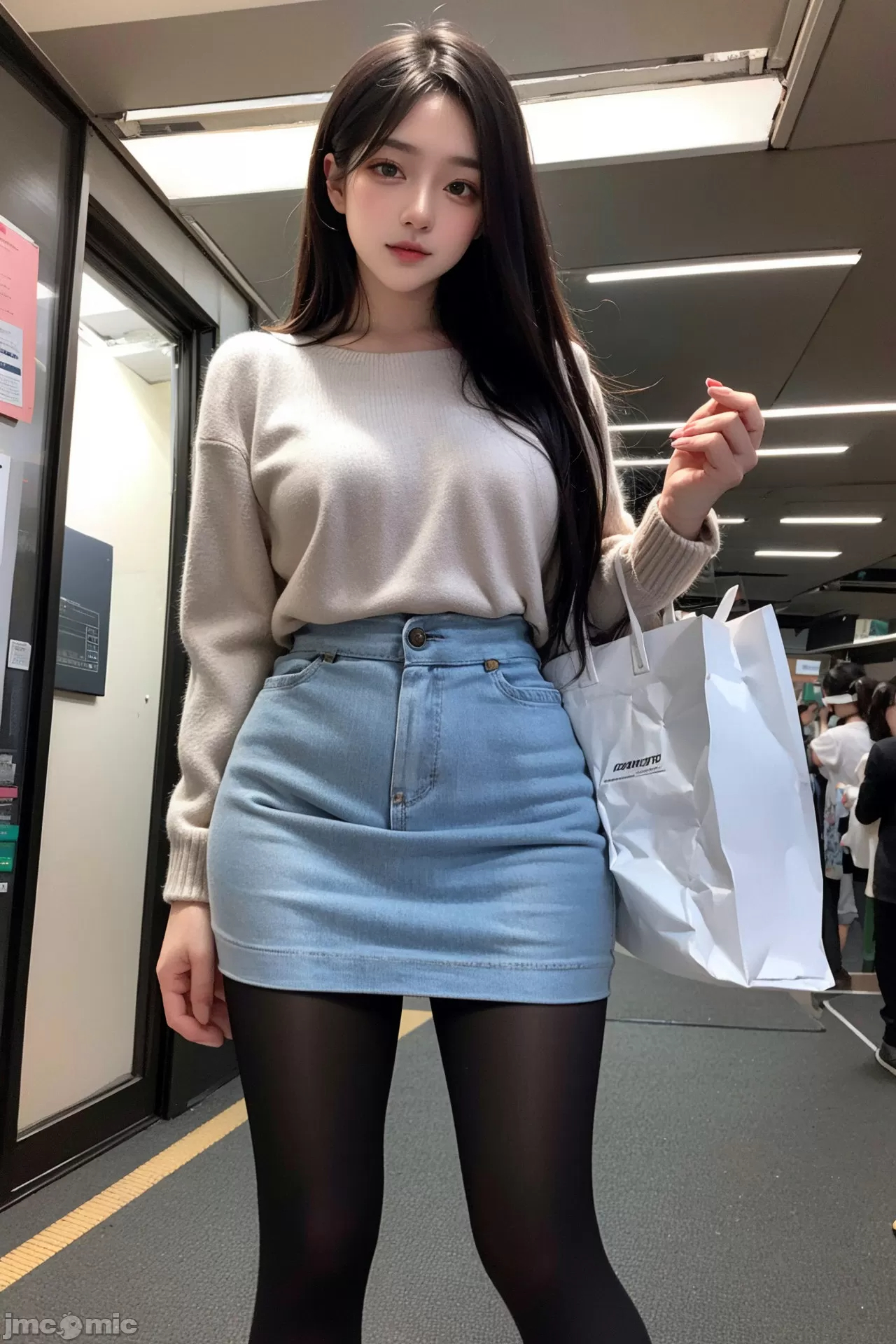 3D chinese girl