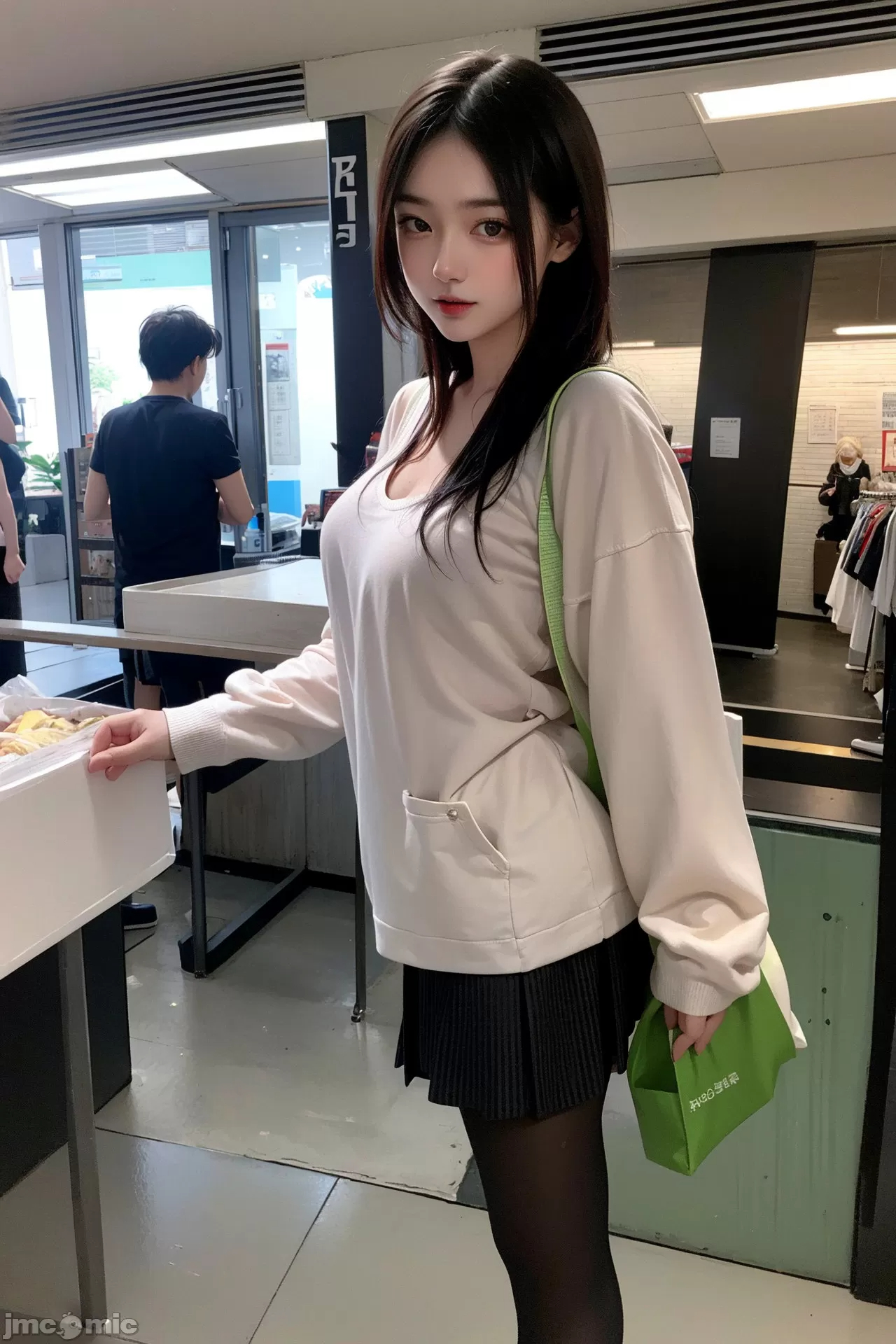 3D chinese girl