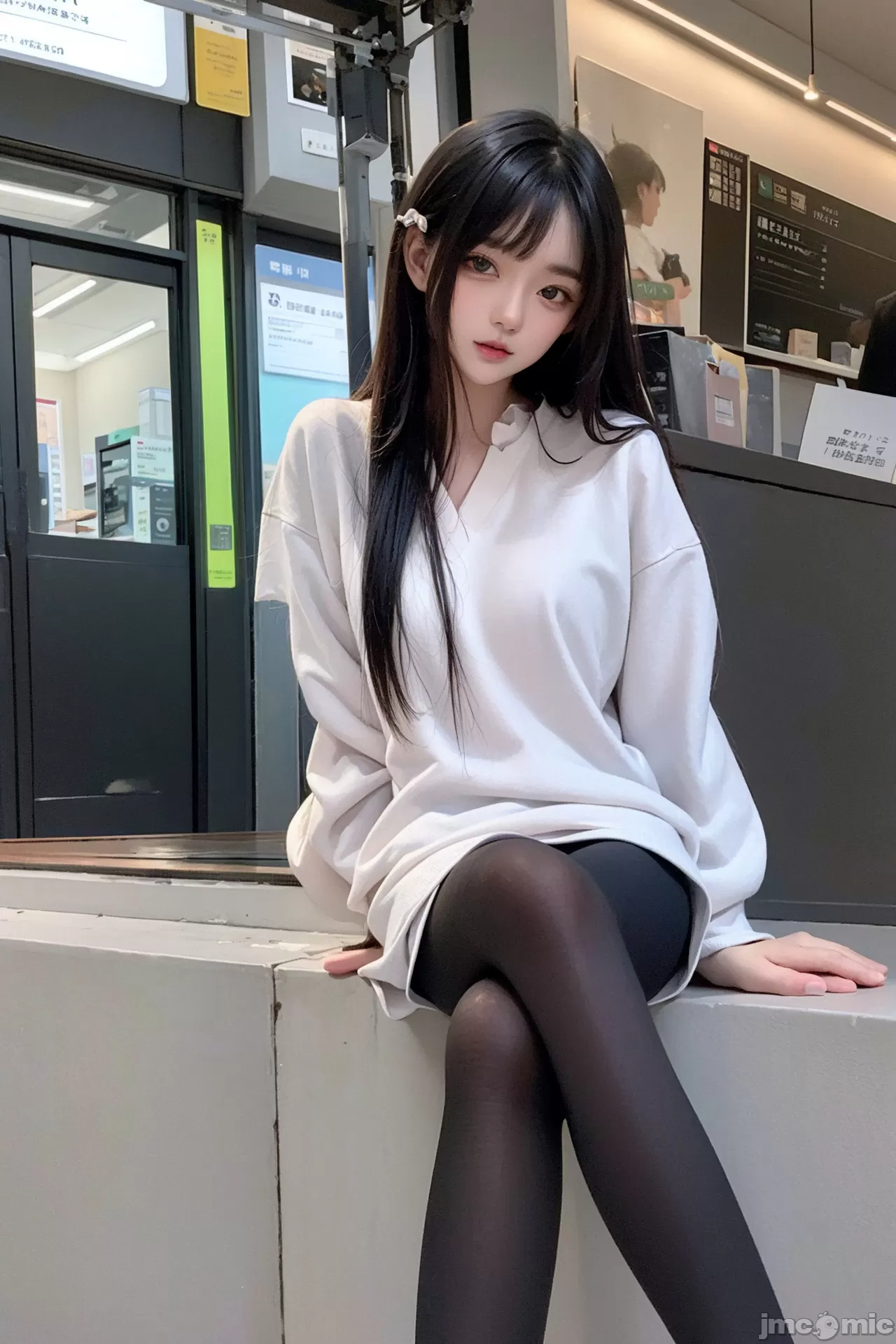 3D chinese girl