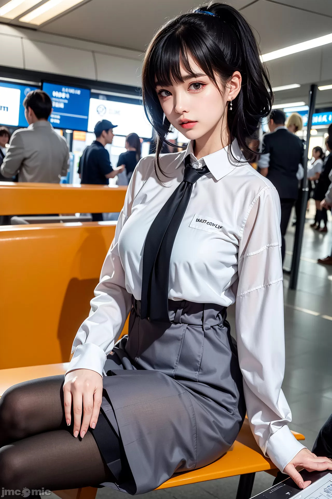 3D chinese girl