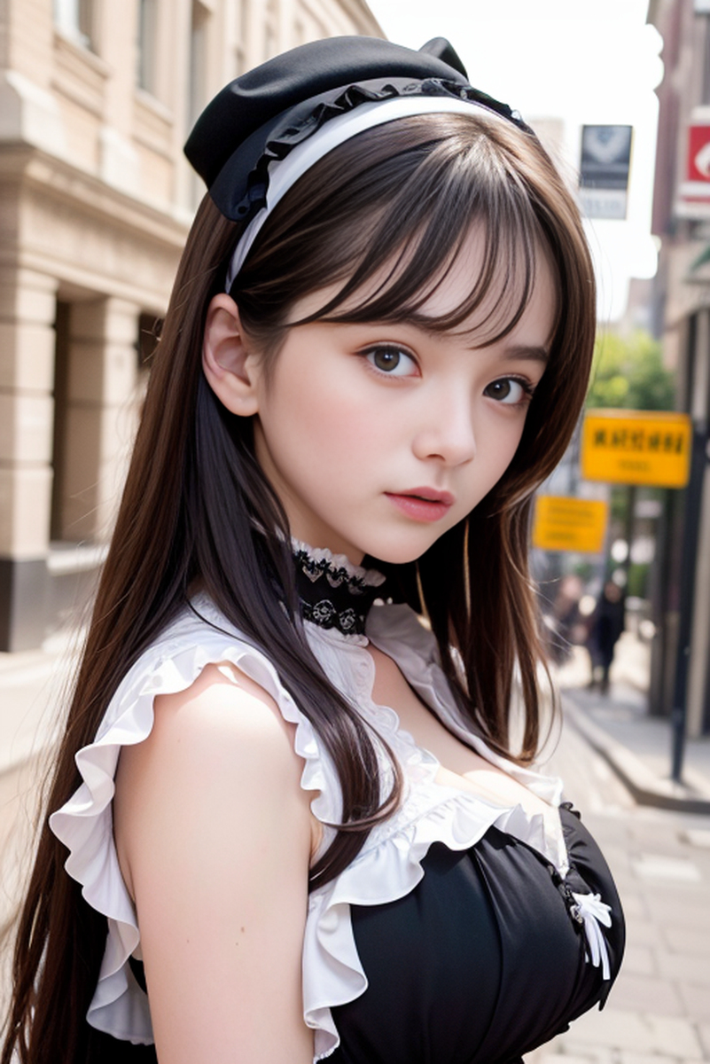 AI生成美女~maid (女僕-メイド)-4