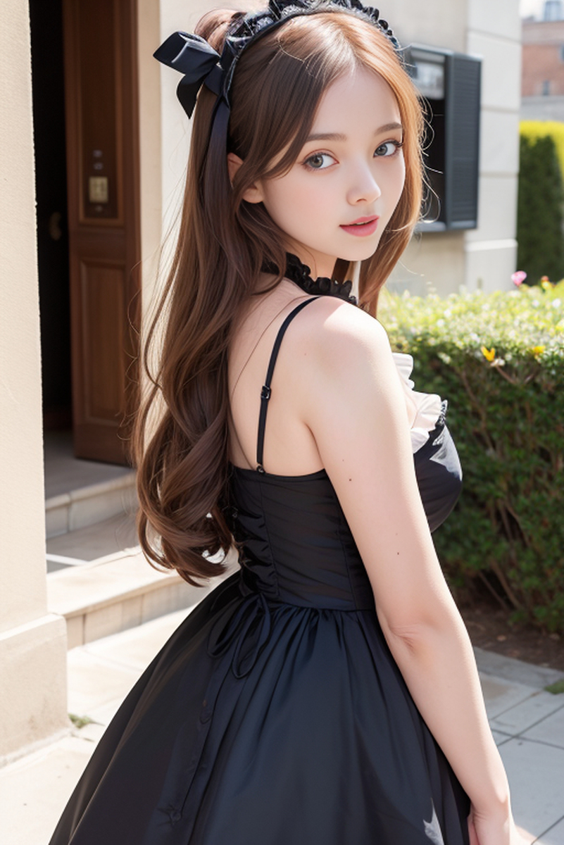 AI生成美女~maid (女僕-メイド)-4