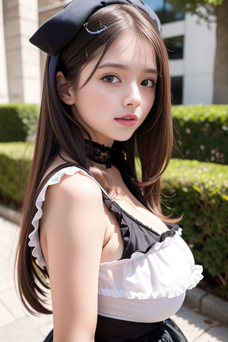 AI生成美女~maid (女僕-メイド)-4