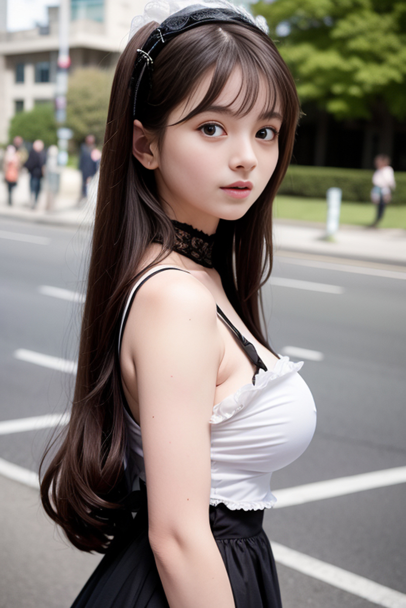 AI生成美女~maid (女僕-メイド)-3