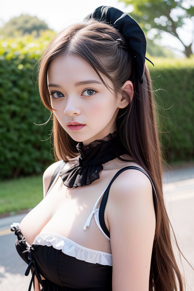 AI生成美女~maid (女僕-メイド)-3