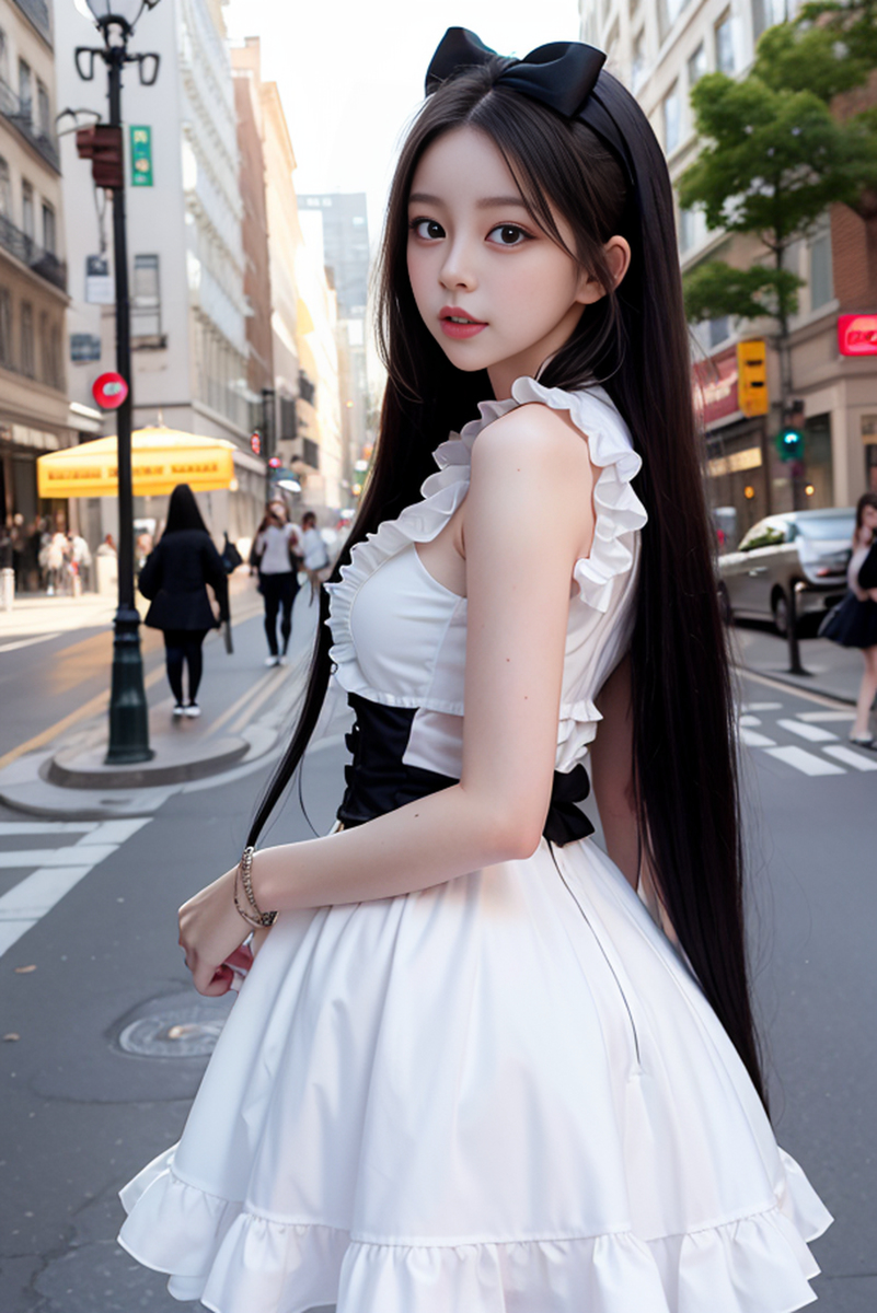 AI生成美女~メイド(女僕)-1