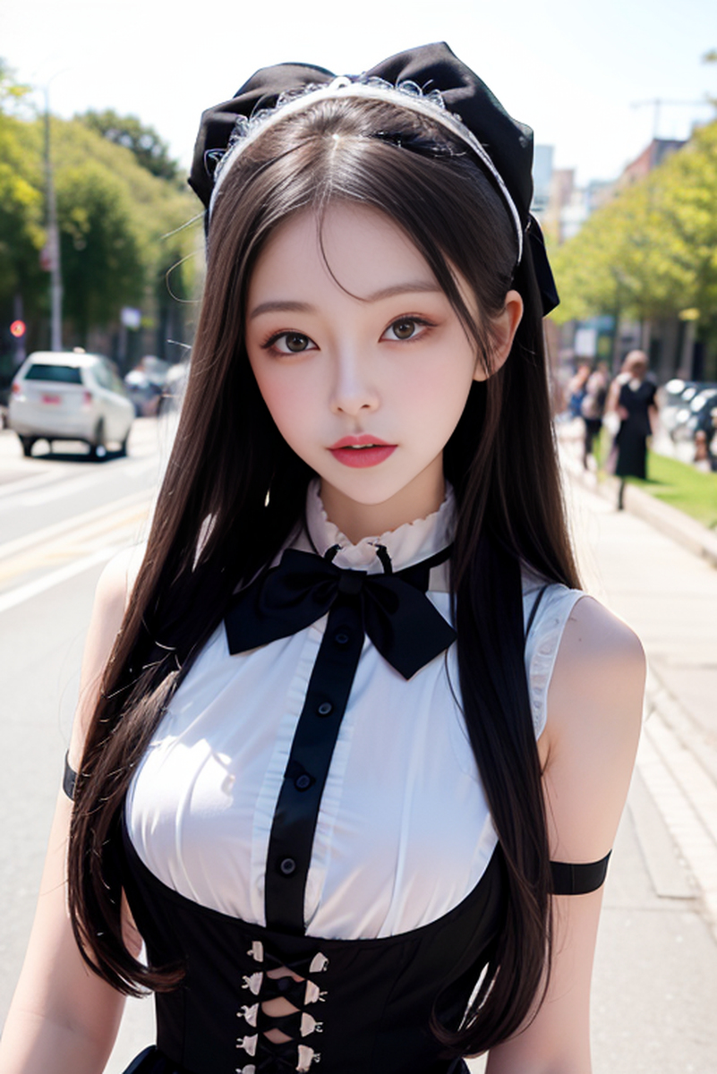 AI生成美女~メイド(女僕)-1
