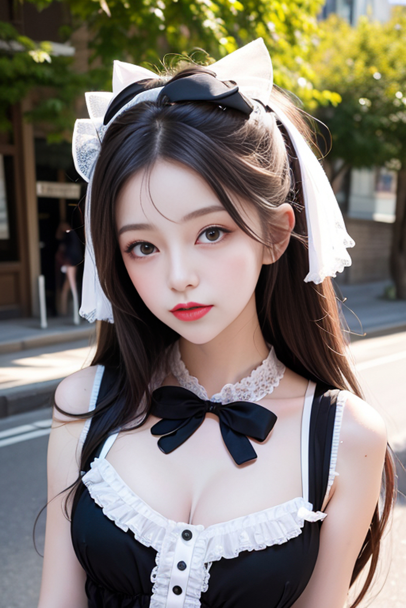 AI生成美女~メイド(女僕)-1