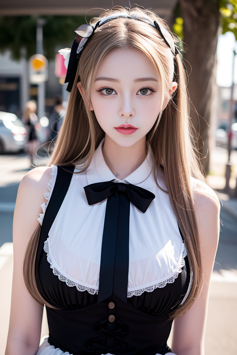 AI生成美女~メイド(女僕)-1