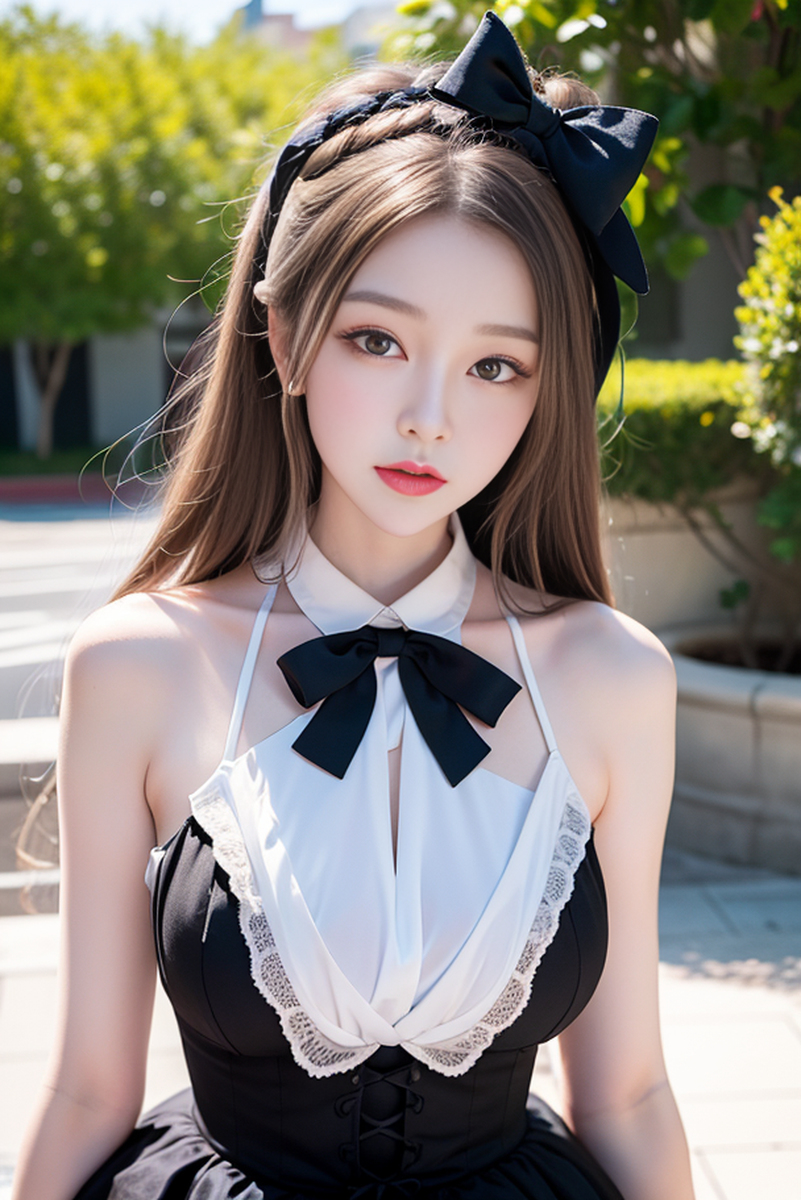 AI生成美女~メイド(女僕)-1