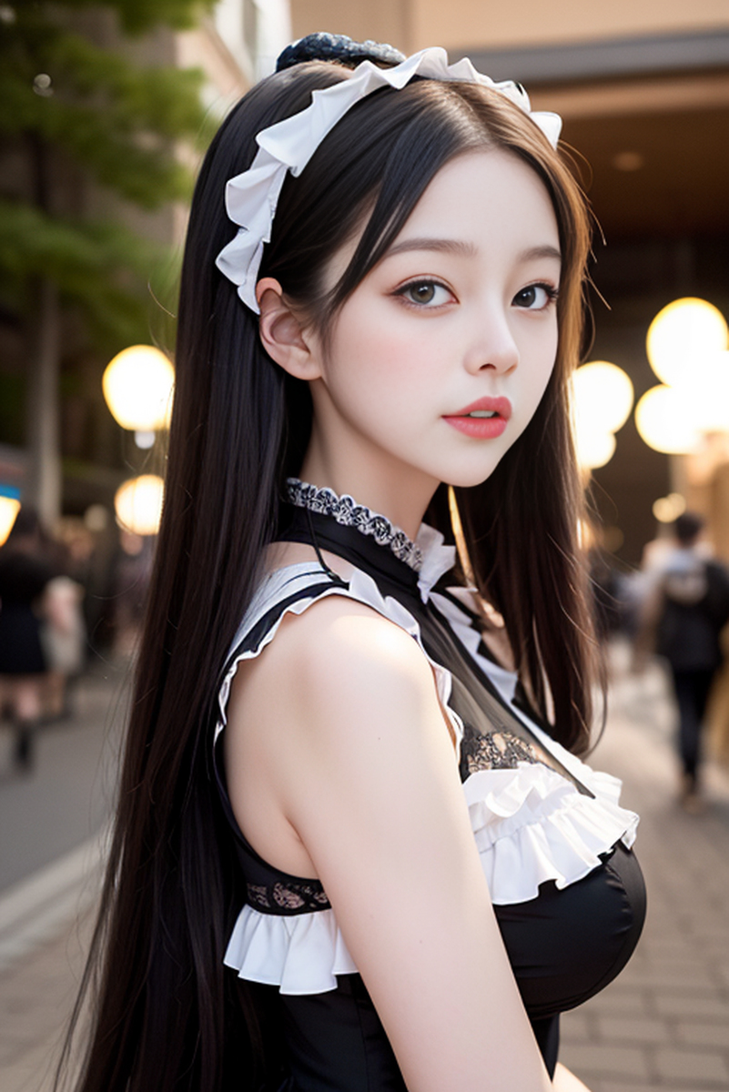 AI生成美女~メイド(女僕)-1