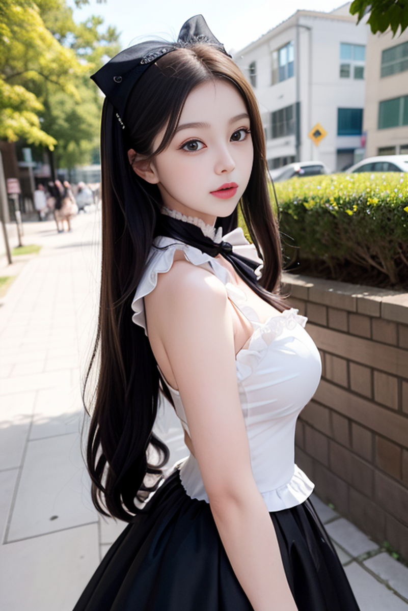 AI生成美女~メイド(女僕)-1