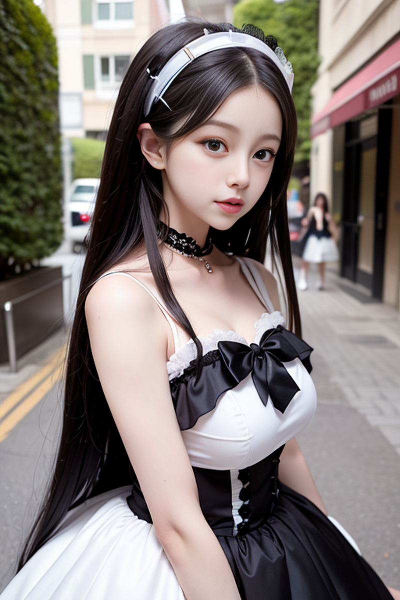 AI生成美女~メイド(女僕)-1