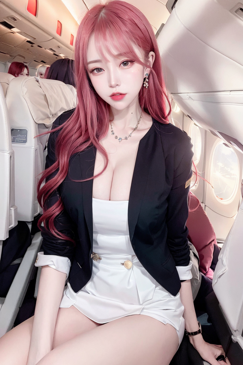 AI生成美女~Convenience store+Flight Attendant SFW