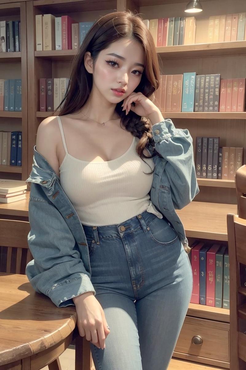 AI生成美女~in classroom