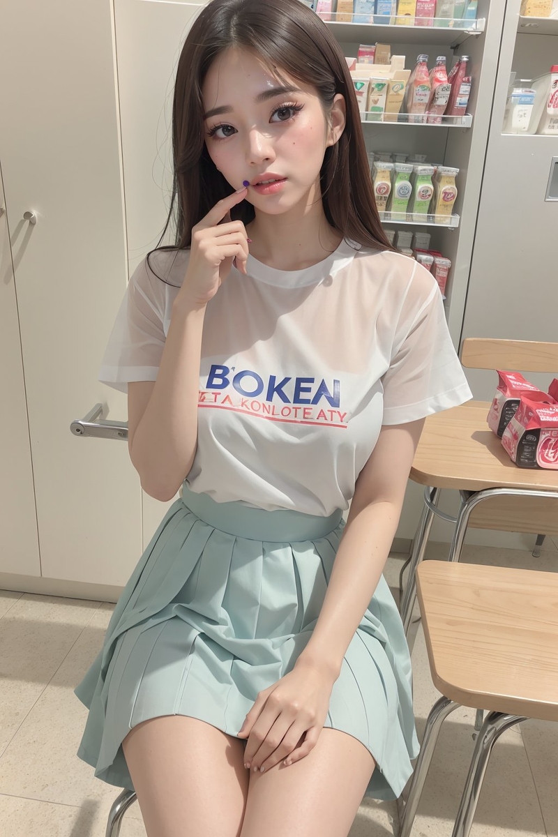AI生成美女~in classroom