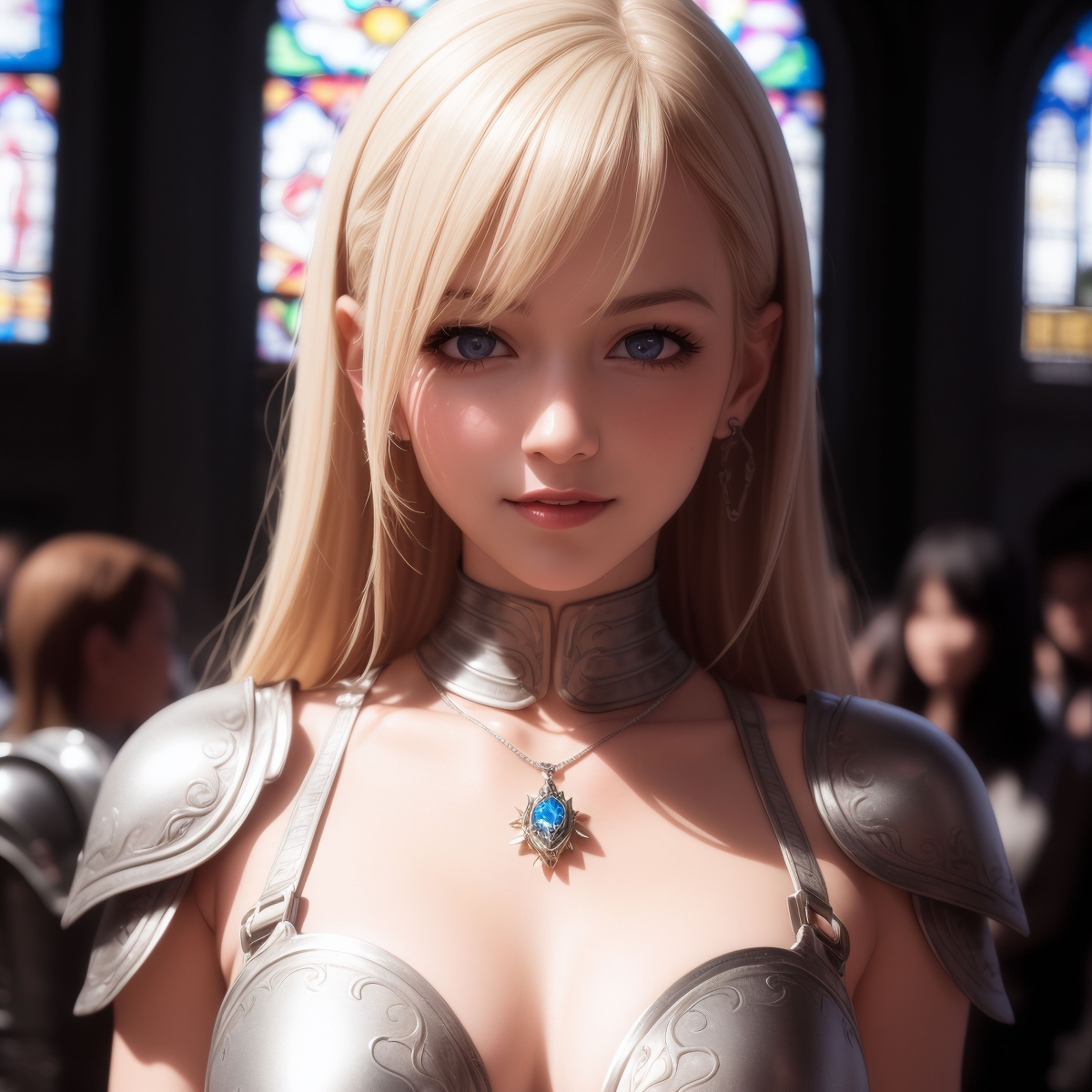 AI生成 中世紀裝扮AI美女