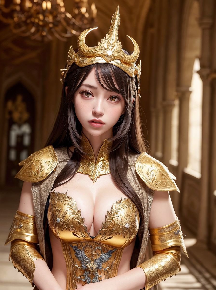 AI生成 中世紀裝扮AI美女