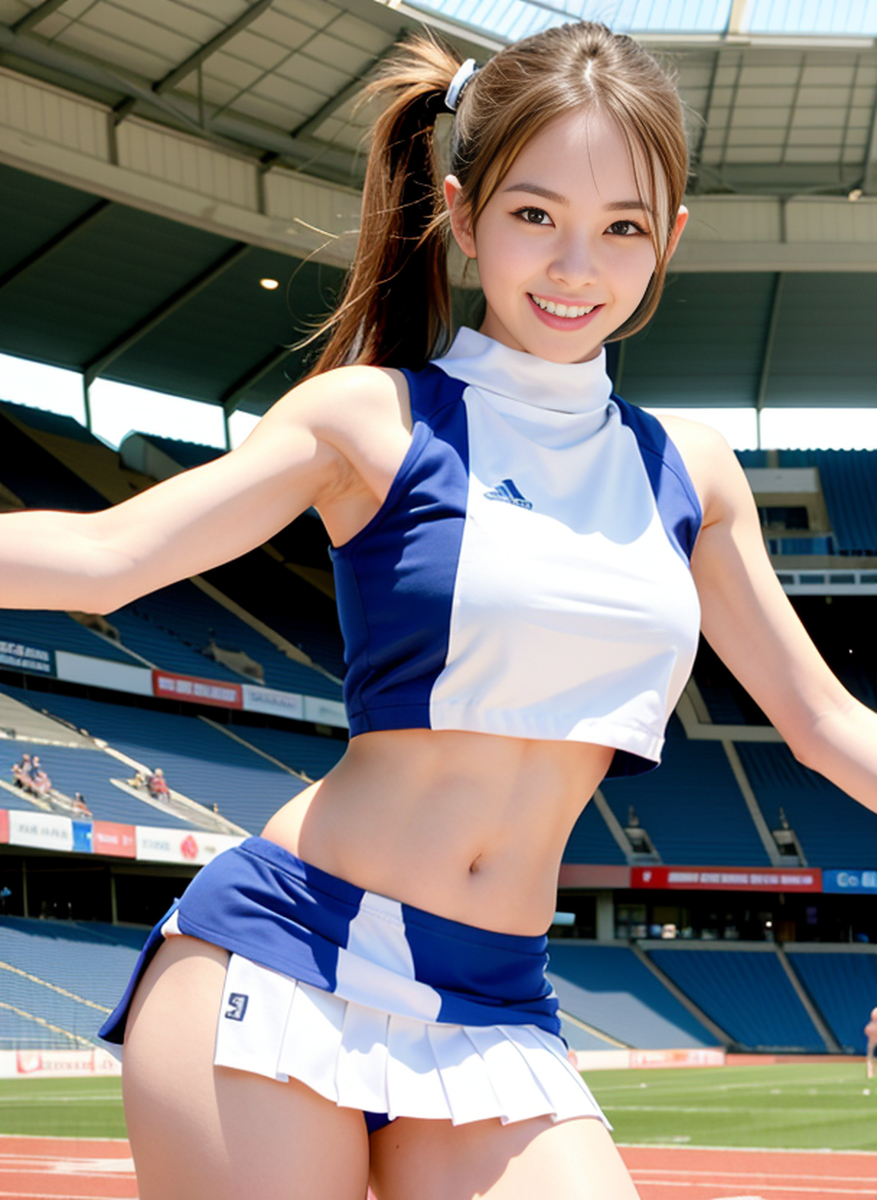 AI生成美女~summer playground