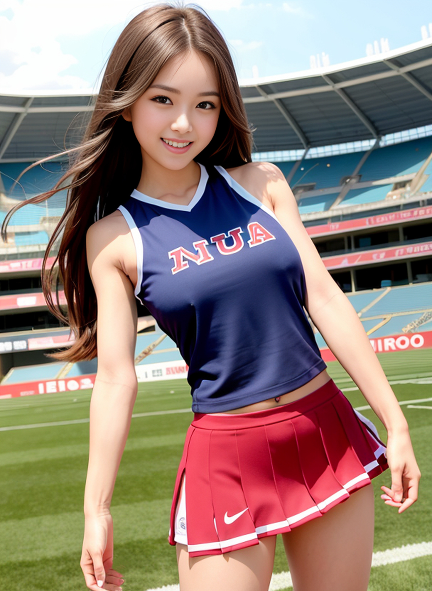 AI生成美女~summer playground
