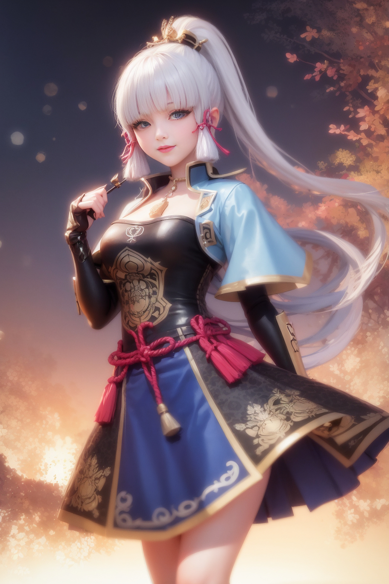 AI art / 原神-神里綾華 / Kamisato Ayaka