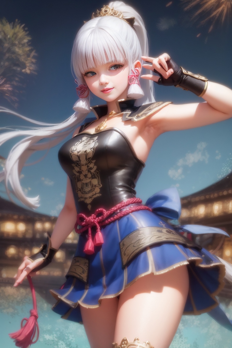 AI art / 原神-神里綾華 / Kamisato Ayaka