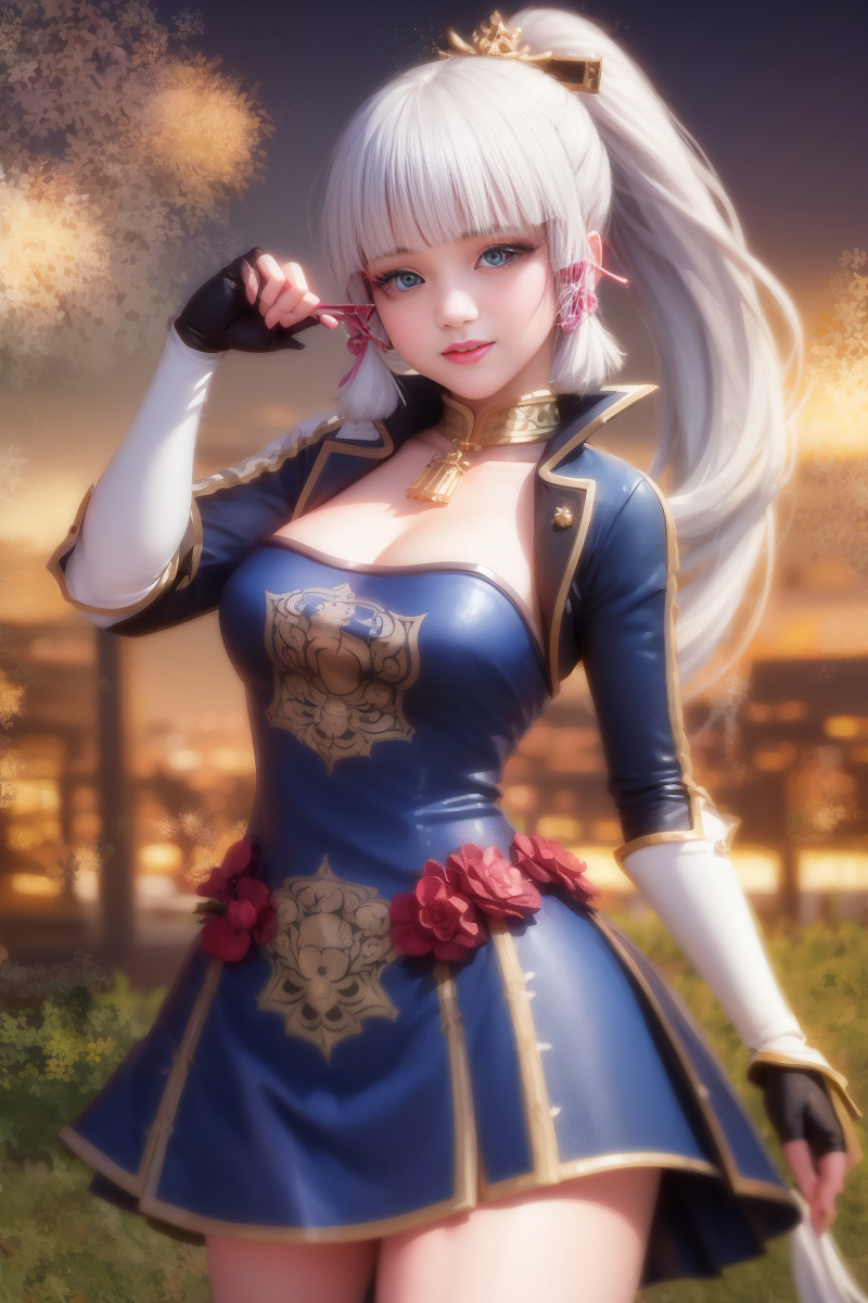 AI art / 原神-神里綾華 / Kamisato Ayaka