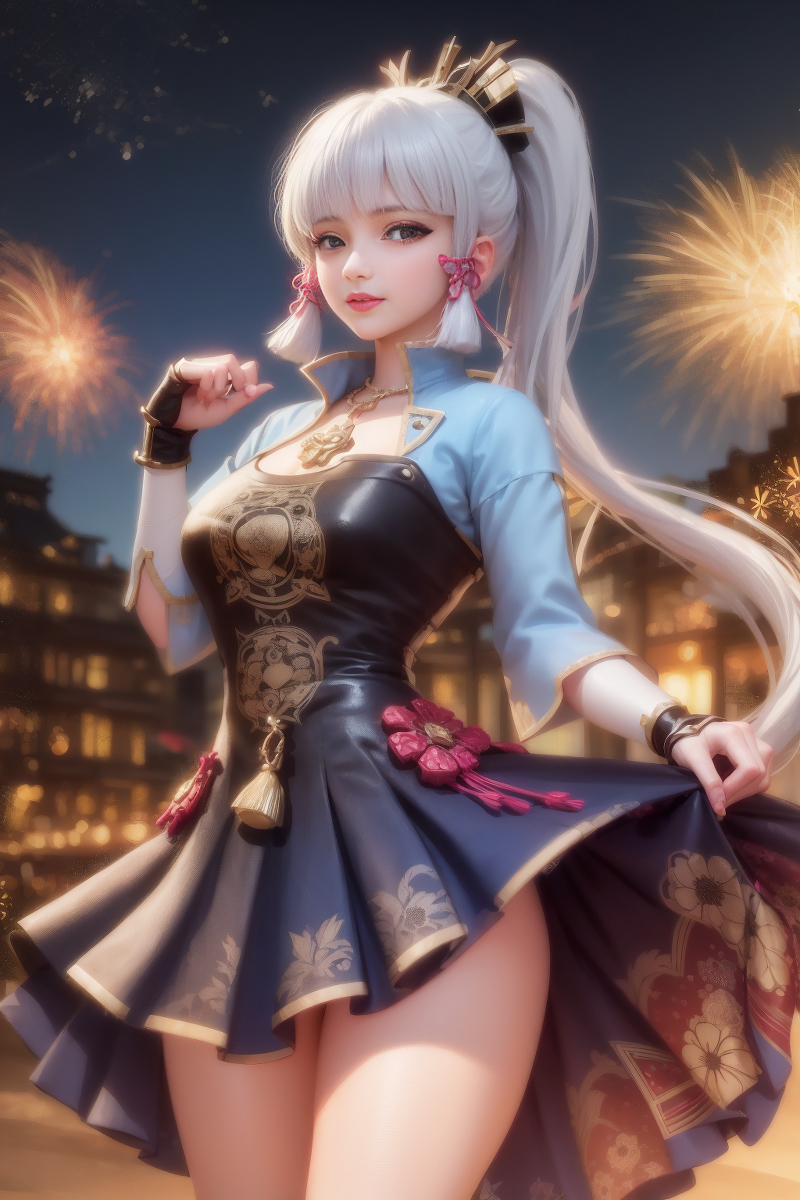 AI art / 原神-神里綾華 / Kamisato Ayaka