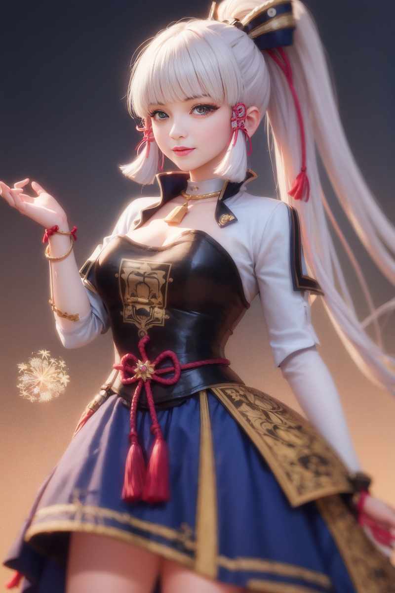 AI art / 原神-神里綾華 / Kamisato Ayaka