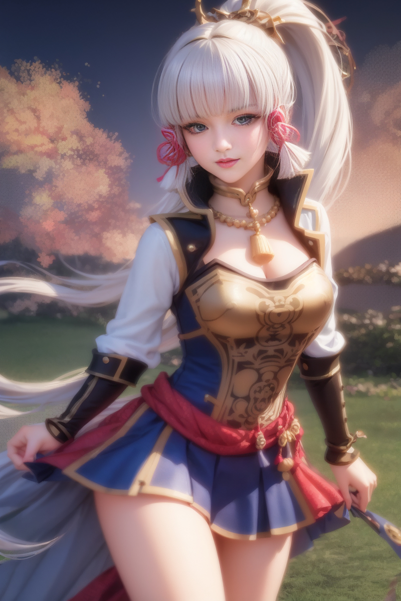 AI art / 原神-神里綾華 / Kamisato Ayaka