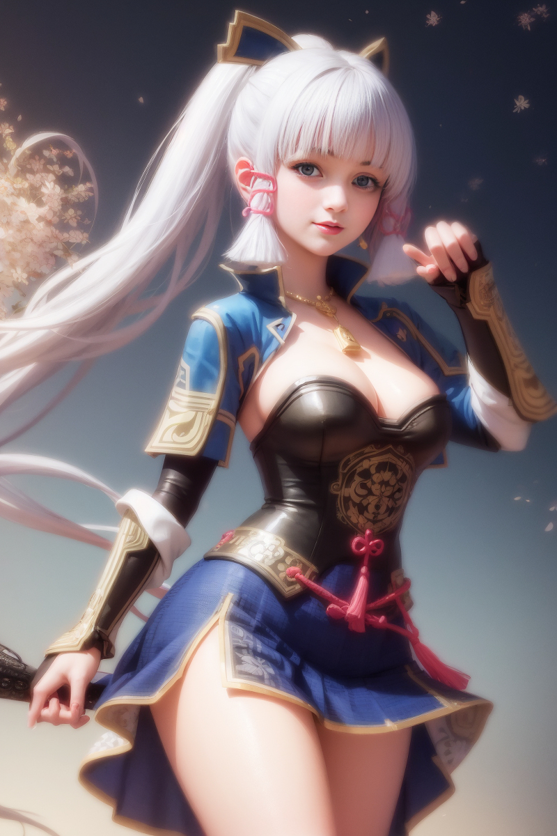 AI art / 原神-神里綾華 / Kamisato Ayaka