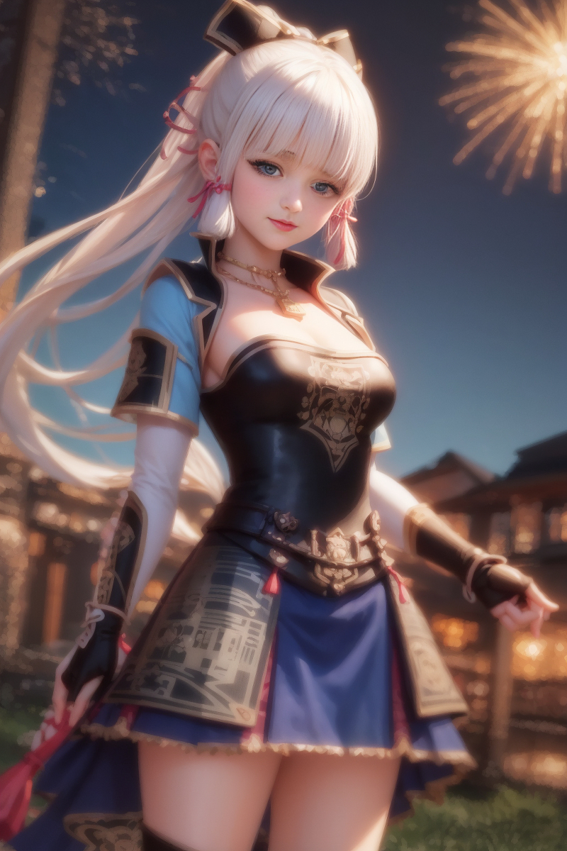 AI art / 原神-神里綾華 / Kamisato Ayaka