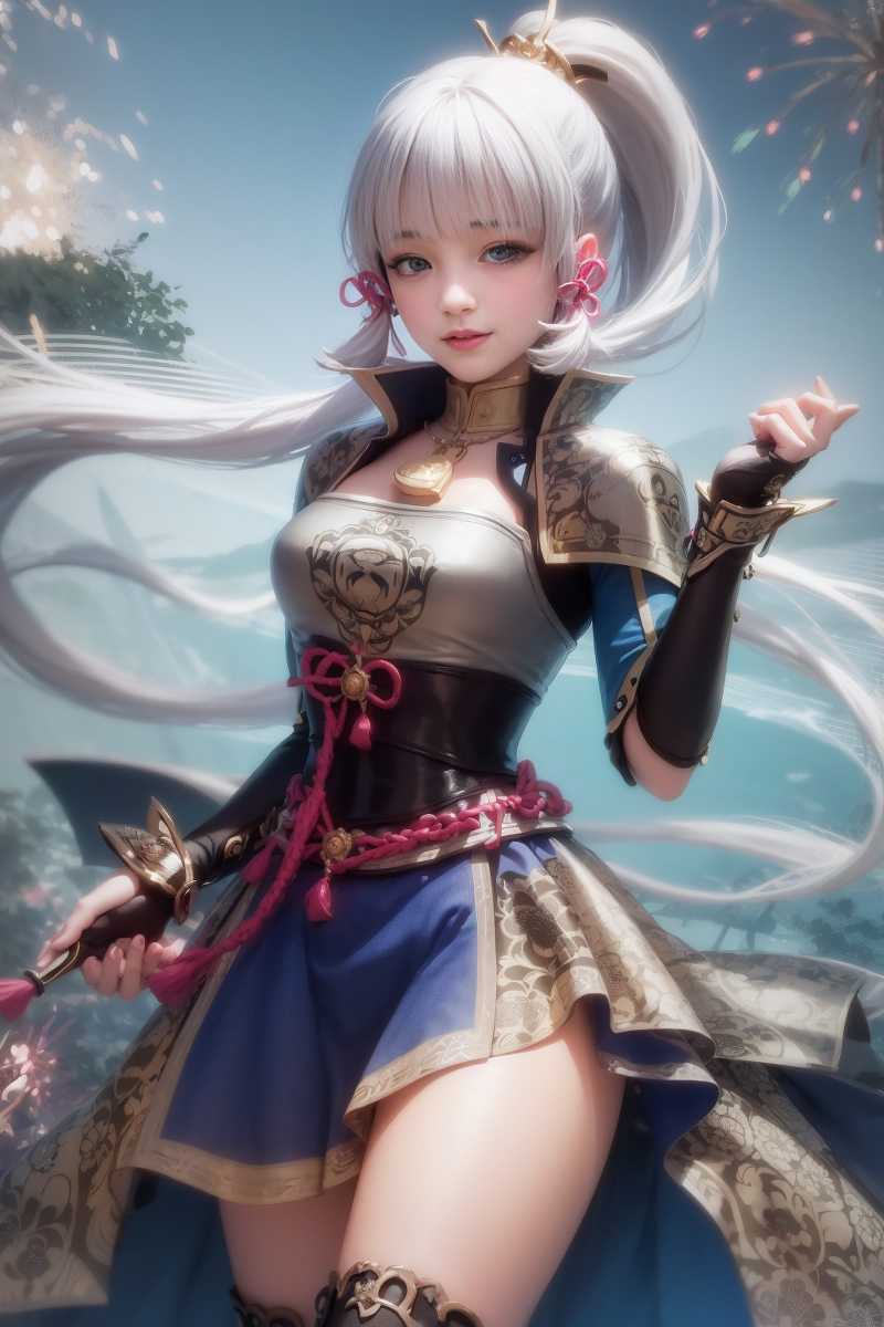 AI art / 原神-神里綾華 / Kamisato Ayaka