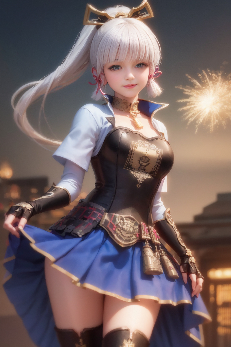 AI art / 原神-神里綾華 / Kamisato Ayaka