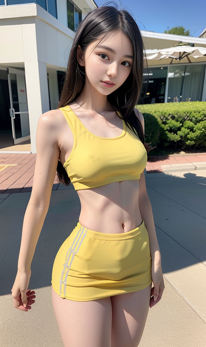 AI生成美女~beautiful athlete