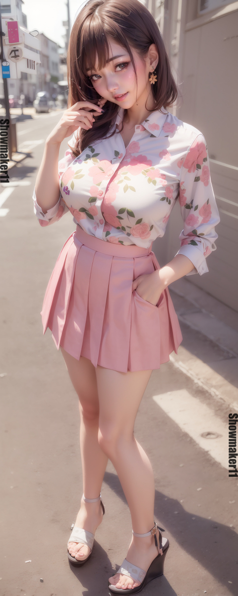 AI生成美女~Street Model 34、35