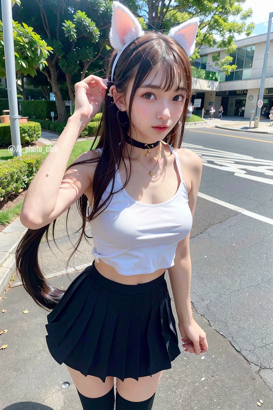 AI生成 AI美女街拍