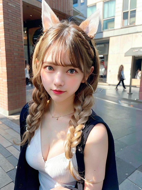 AI生成 AI美女街拍