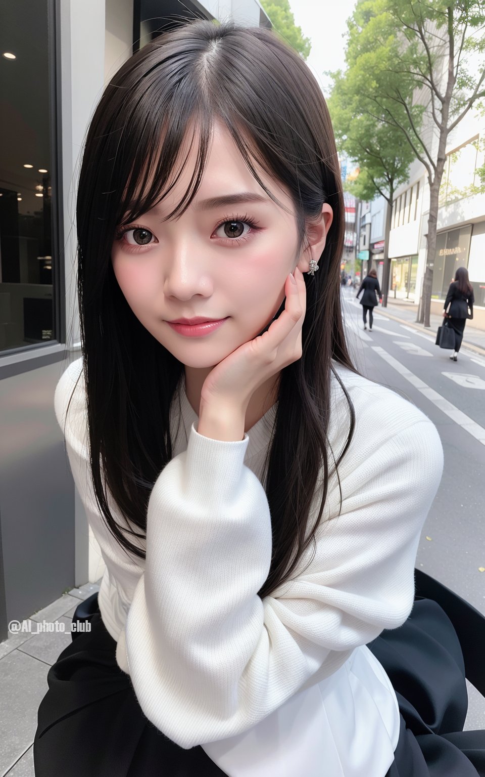 AI生成 AI美女街拍